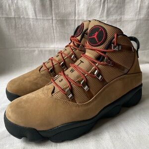 NIKE Air Jordan 6 Rings Winterized Brown Boots Sneakers Men's Size 12 FV3826 202